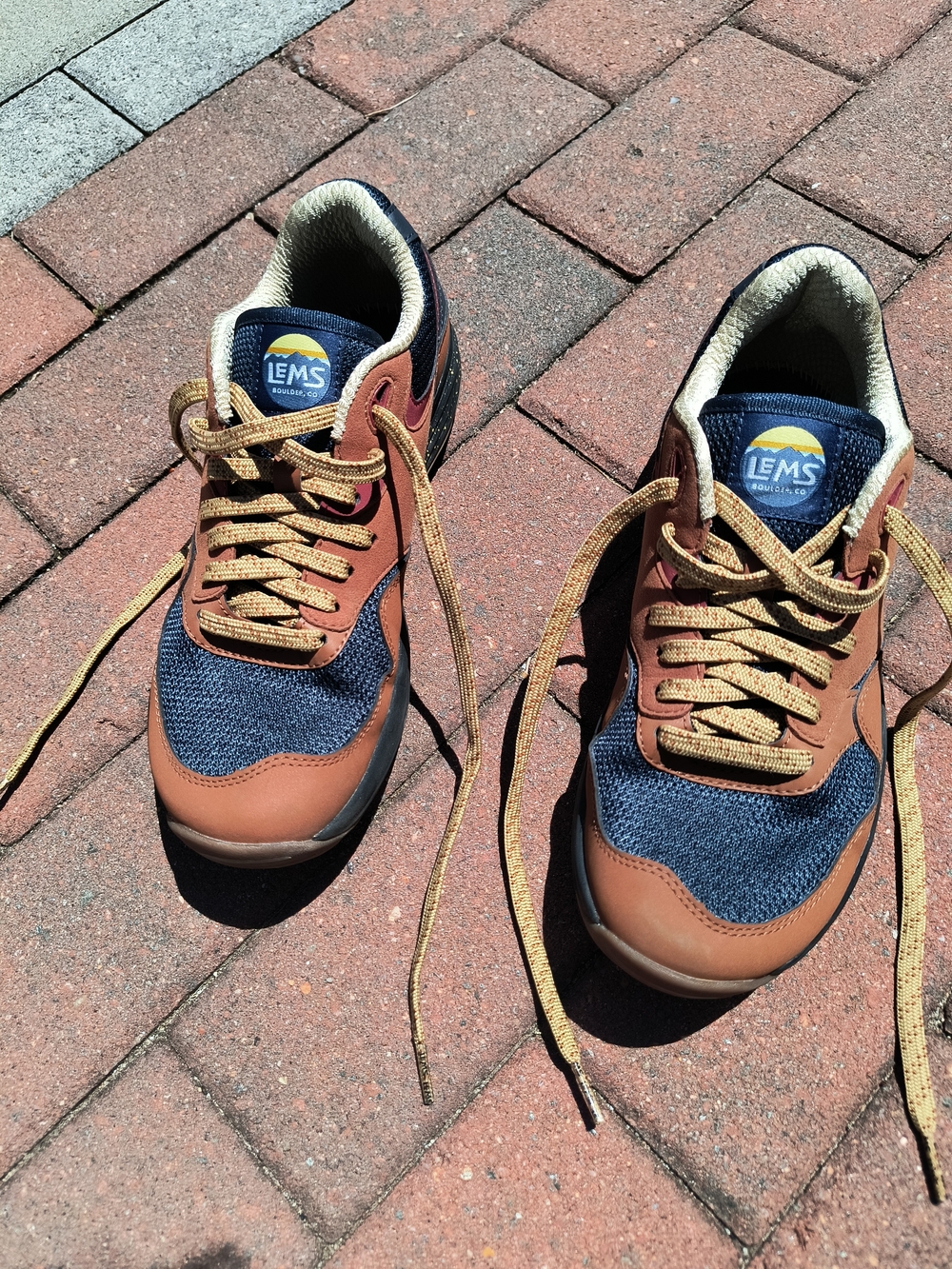 Lems Men's Navy & Brown Lightweight Sneaker